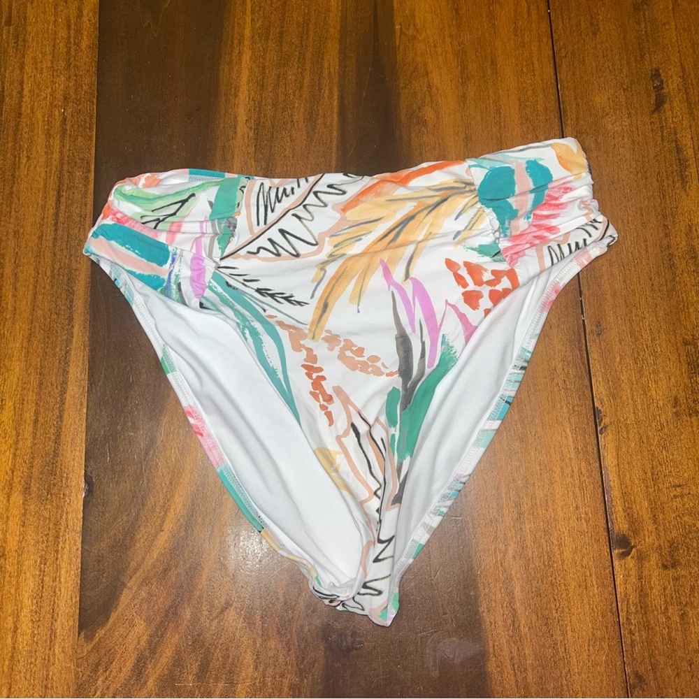 Tropical Print Bikini Bottom